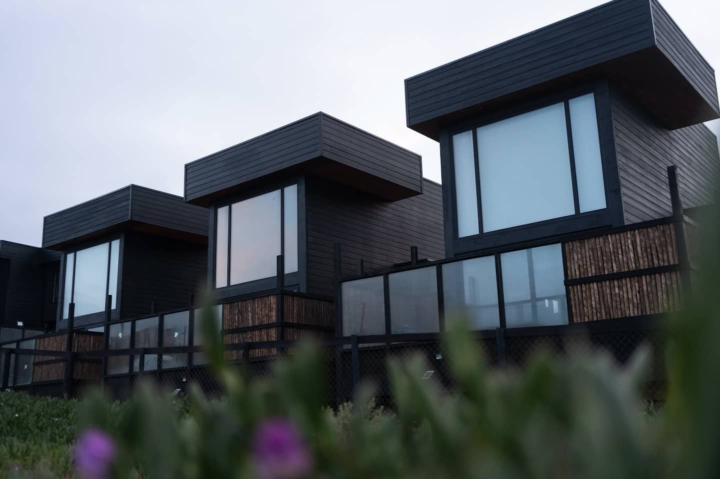 Fachada de los tres lofts